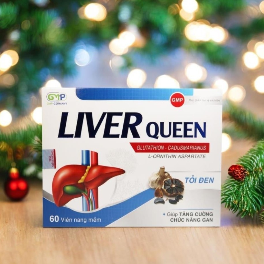 Viên uống giải độc gan Liver Queen (hộp 60 viên) hỗ trợ tăng cường chức năng gan