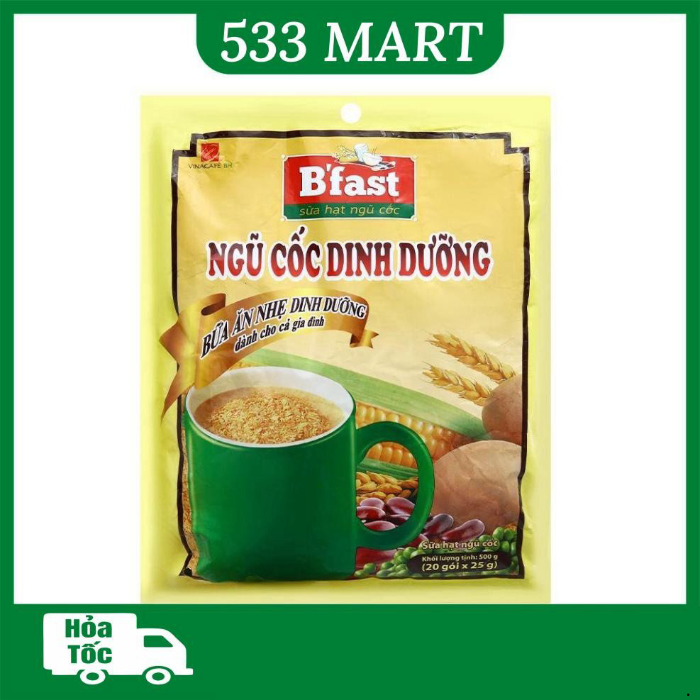 Ngũ cốc dinh dưỡng canxi BFast 500g (20 gói x 25g)