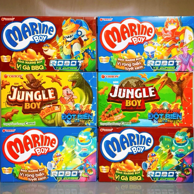 Bánh cá Orion Marine Boy, Jungle Boy hộp 35g