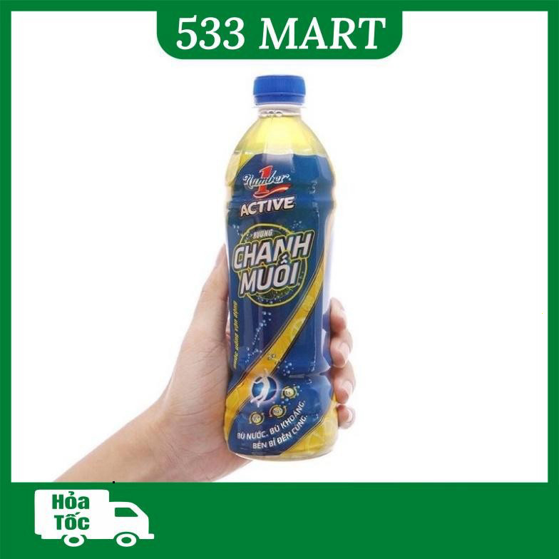 [CHAI LẺ] Number One Active chanh muối 455ml