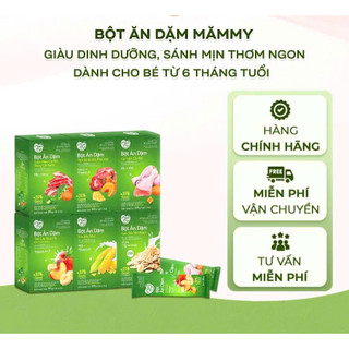 [ DATE MỚI - CHÍNH HÃNG   ] Bột ăn Dặm Bổ Não Mămmy nhiều DHA và Chất dinh dưỡng cho bé