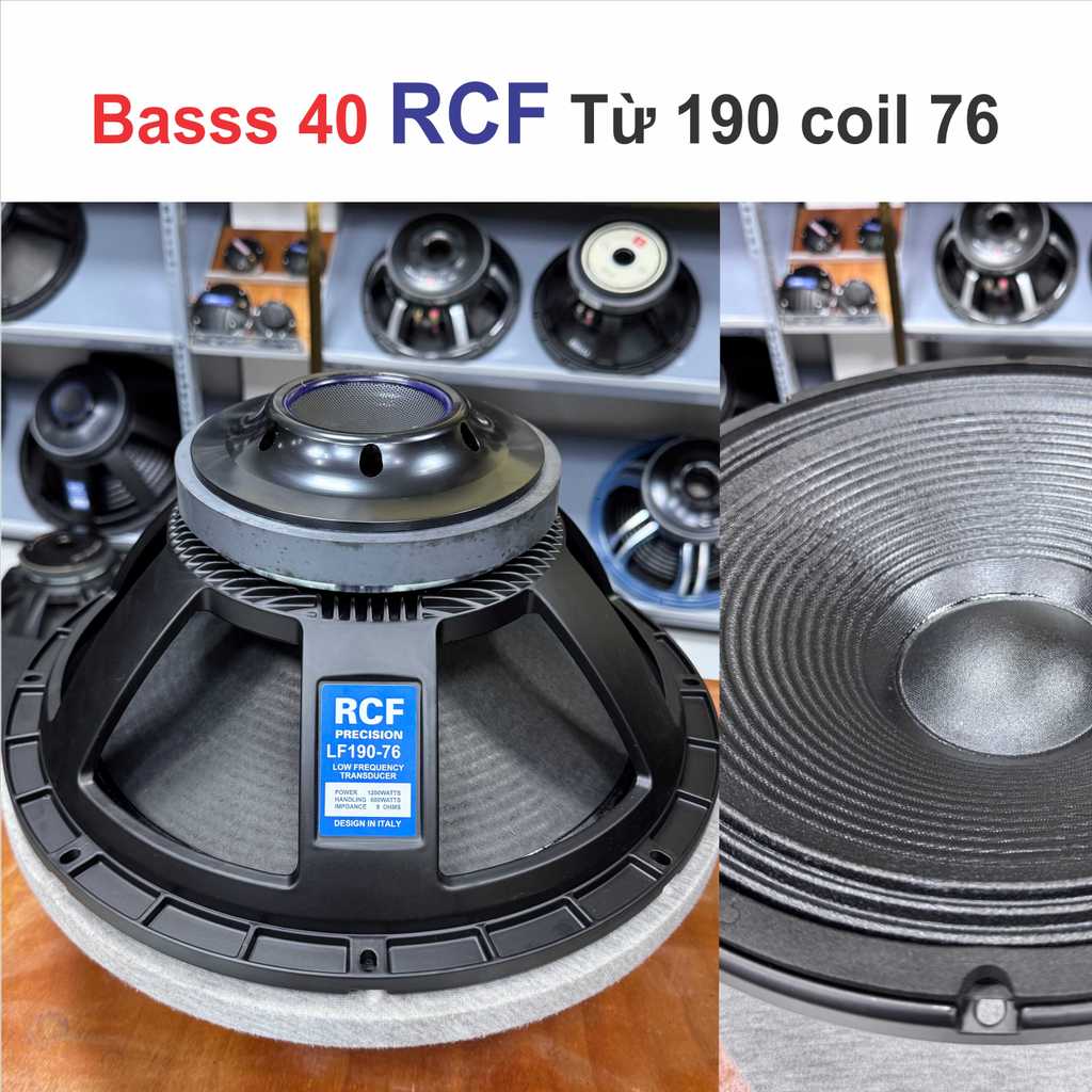 Bass 40 RCF từ 190 coil 76 nhập khẩu