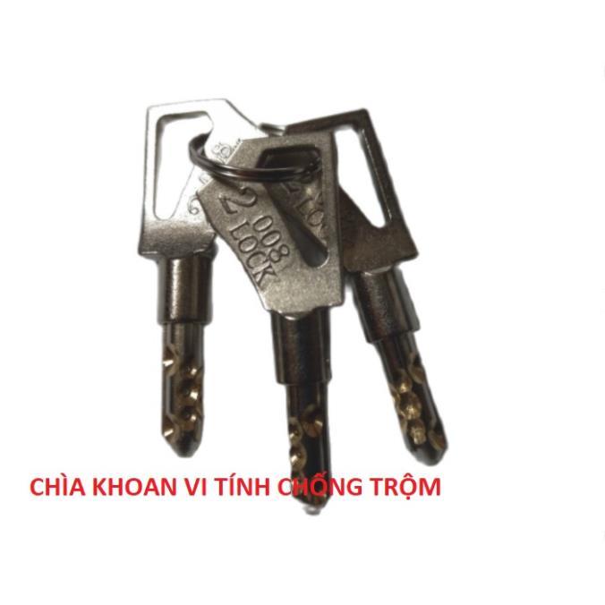 Ổ khóa cửa cuốn cơ đời mới chống trộm chìa khoan vi tính đa cạnh phù hợp với mọi loại cửa cuốn kéo t