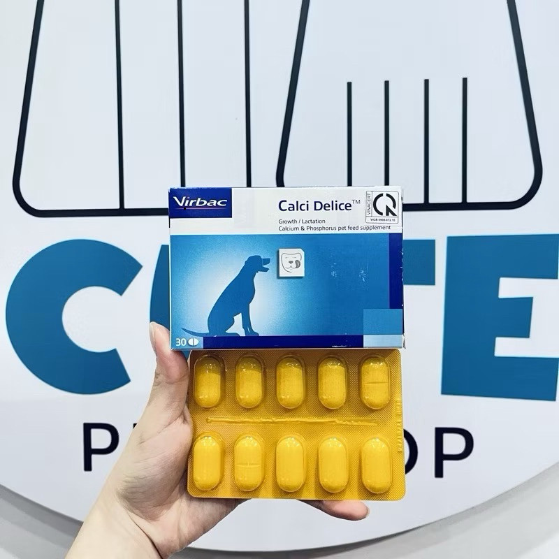 Calci Delice- cung cấp Canxi, Phospho, Flouride và Vitamin D3 cho Chó Mèo