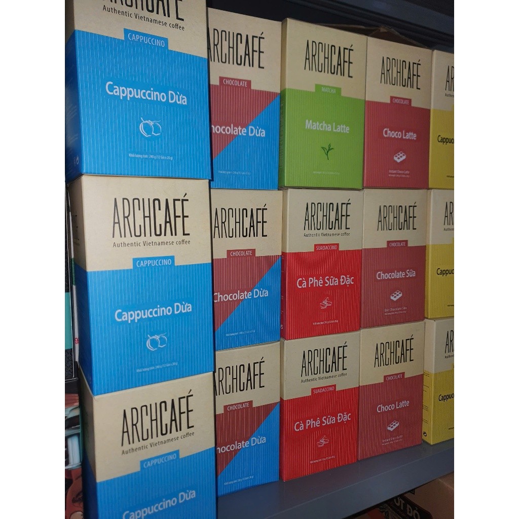 Cà Phê Cappuccino Dừa Archcafe (20G x 12 Gói)