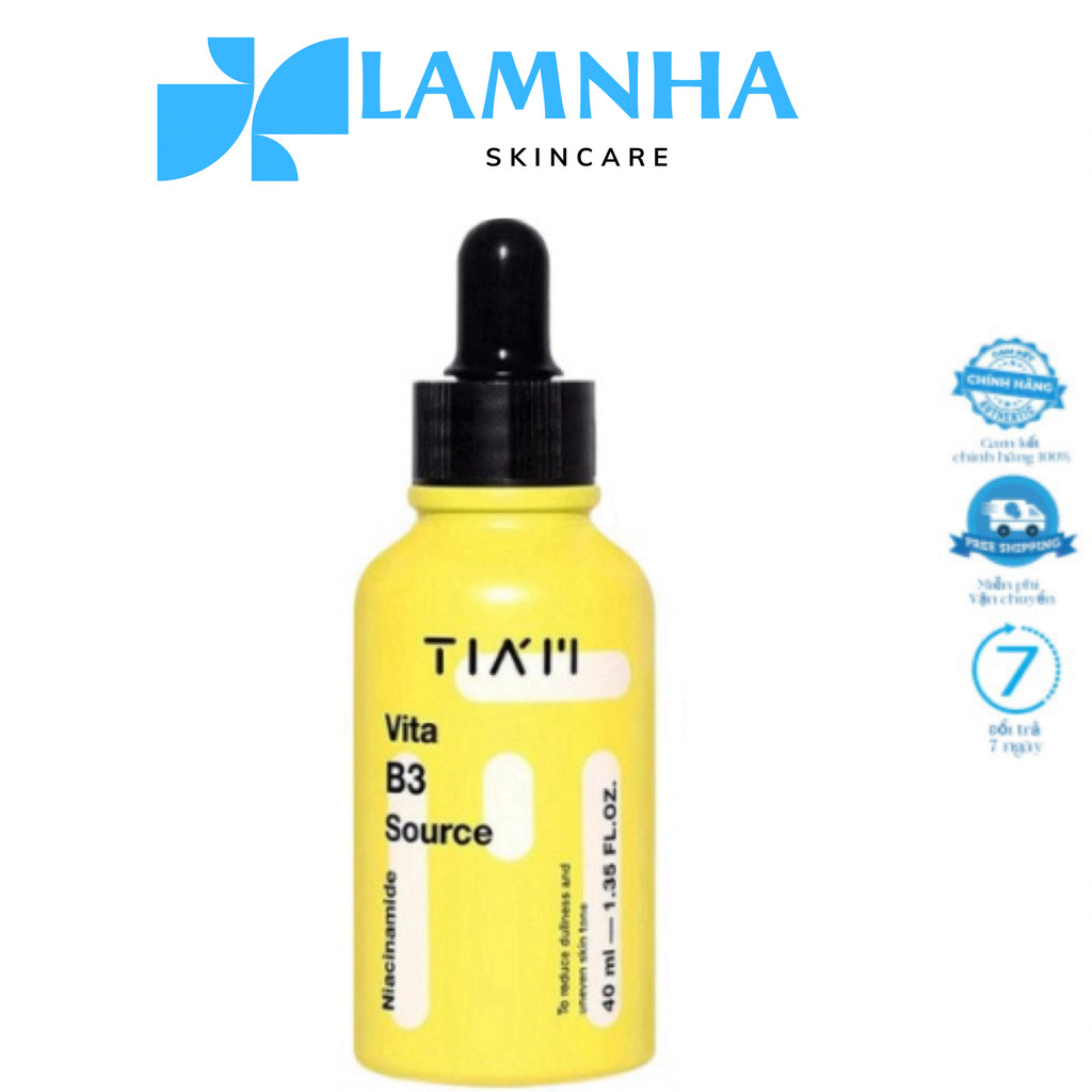 [Chính Hãng] Tinh Chất Dưỡng Trắng TIAM Vita B3 10% Nia Source Serum Dưỡng Trắng Da Và Giảm Thâm Da 