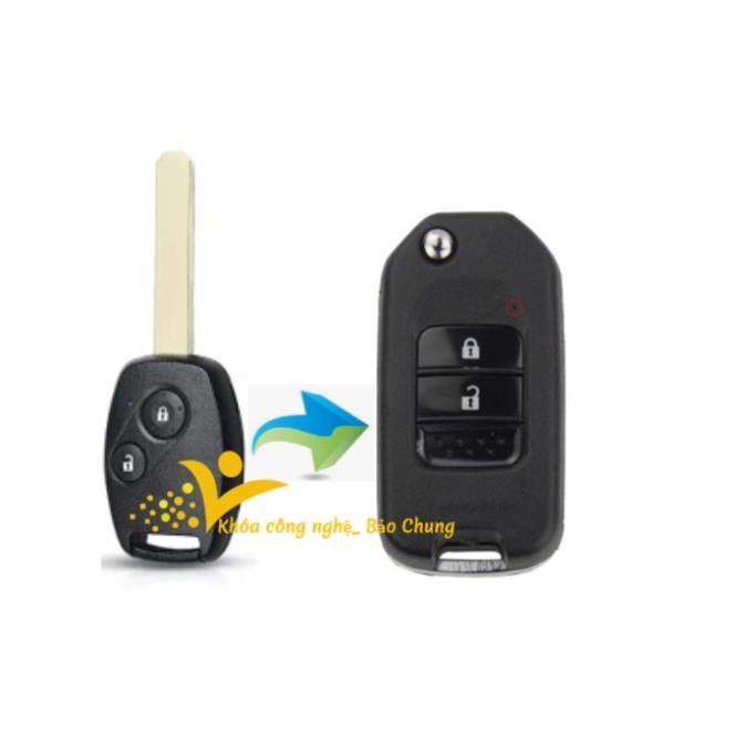 Vỏ chìa khóa xe Honda Civic, Honda City, Honda Accord, Honda Crv hàng chất lượng đầy đủ logo