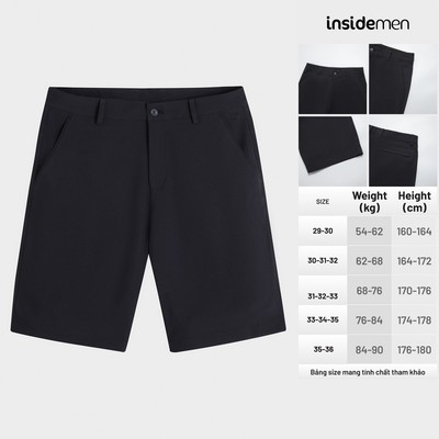Quần Short Thể Thao Nam Insidemen Regular Fit ISO041AS1