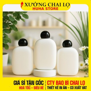 [SỈ SIÊU RẺ] Chai Nhựa HDPE 300ml DDVS | Chai Nắp Bật Tròn/Dẹp Đựng Dung Dịch Vệ Sinh, Dầu Gội, Sữa Tắm