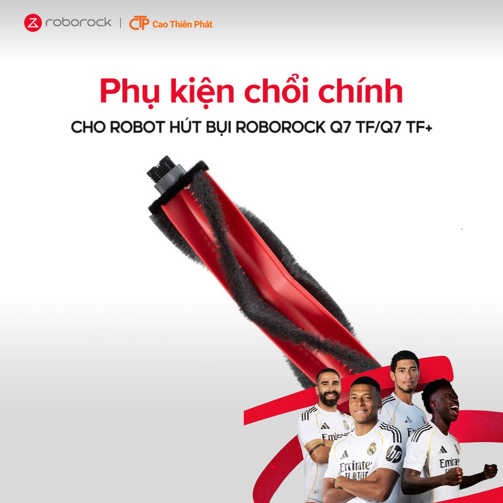 Phụ kiện chổi chính thay thế cho Robot hút bụi Roborock Q7 TF/Q7 TF+/Q7 Pro Max/Q7 Pro Max+ (1 cái)
