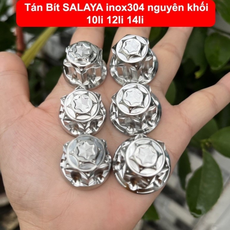 DIAMOND SALAYA - Tán Bít SALAYA inox304 Nguyên Khối, tán bít 10li 12li 14li 10li cốt gấp