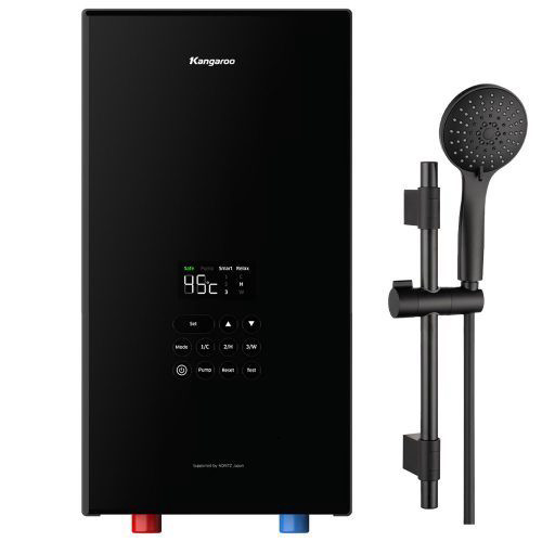 [CHÍNH HÃNG] Máy Nước Nóng Trực Tiếp Kangaroo KGWD45P1- Công Suất 4500W - Nút Nhấn - Có Bơm Trợ Lực