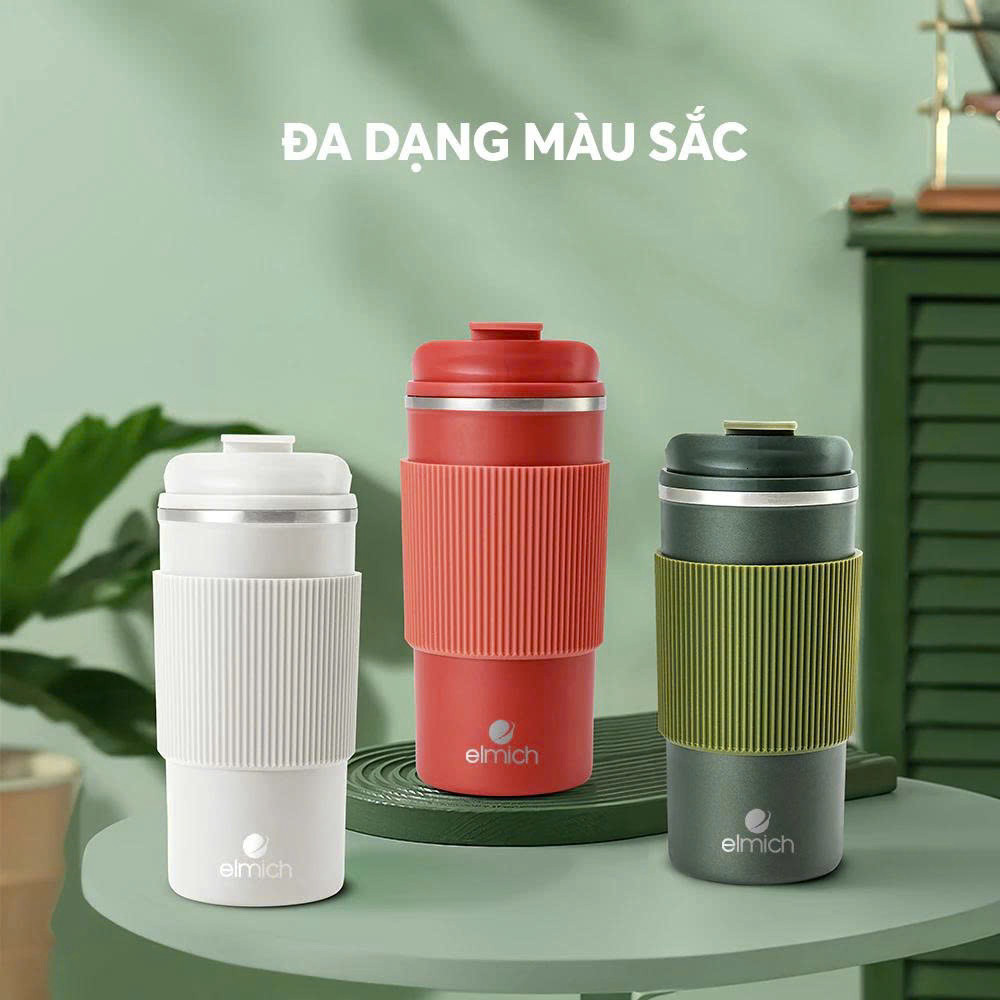 Cốc giữ nhiệt inox 304 Elmich EL8345, 3 Màu - Dung Tích 480ML
