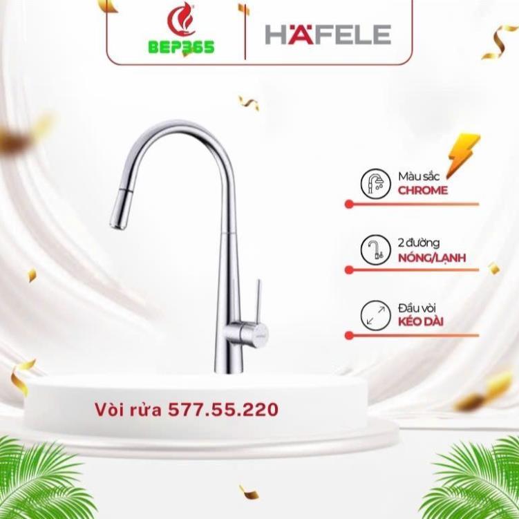 Vòi rửa bát Hafele HT21-CH1P245 577.55.220 - Thiết Kế Hiện Đại, Xoay Linh Hoạt
