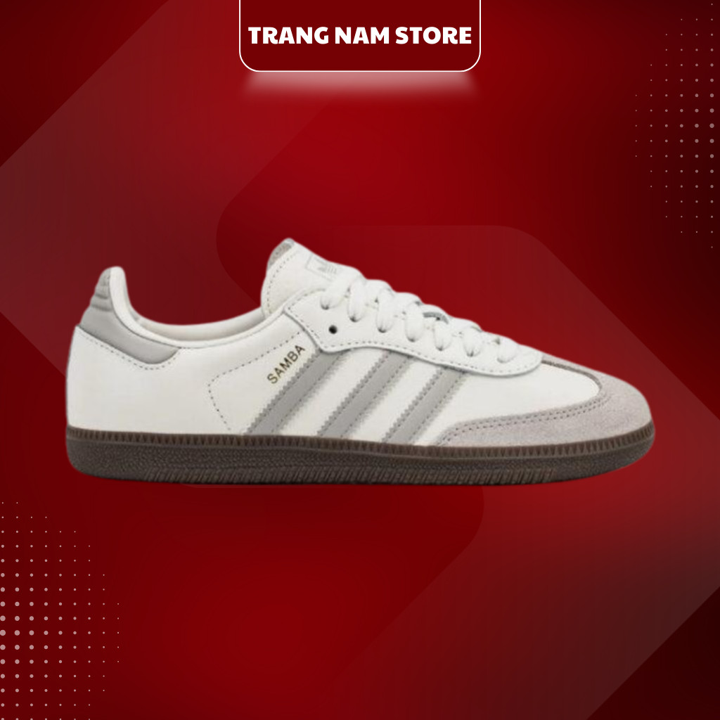 [ Chính Hãng ] Giày Adidas Samba Classic Màu Grey Phối Đồ Hot Nam Nữ Cực Đẹp, Full Size Full Box