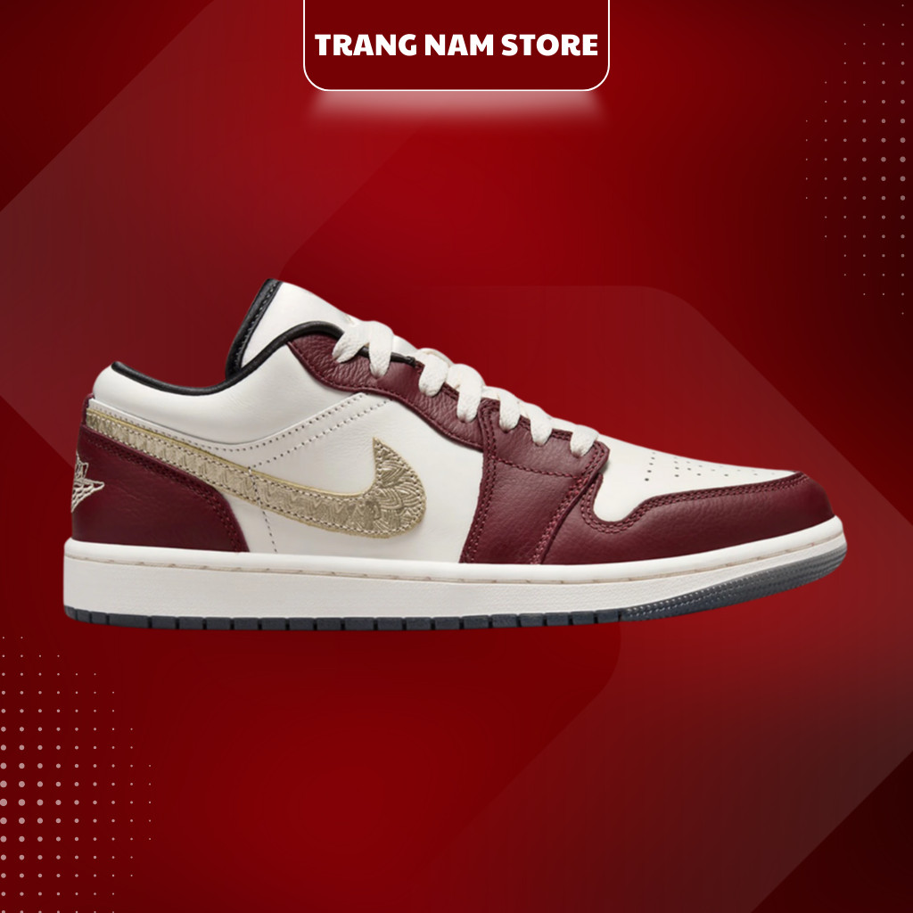 Giày Sneaker Emiko_Jordan 1 Low Các Phối Màu Đẹp Nhất, Đủ Size Nam Nữ, Full Size Full Box