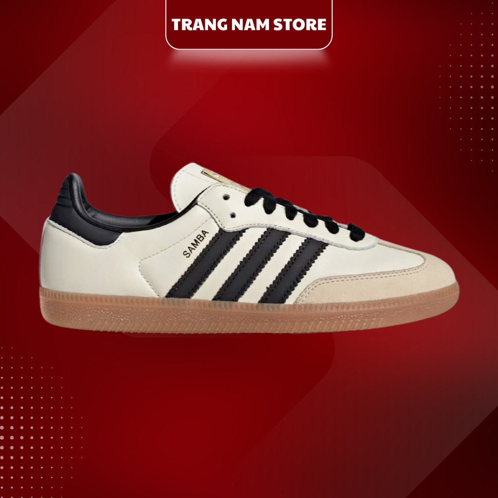 [ Chính Hãng ] Giày Adidas Samba Classic Màu Cream White Phối Đồ Hot Nam Nữ Cực Đẹp, Full Box