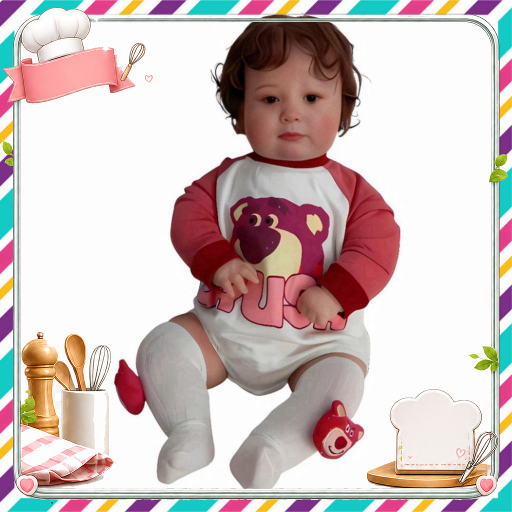 Búp Bê Reborn Joseph Thân Gòn Tóc Cắm Nâu Ngắn 60cm/24 Inch Silicon Vinyl PVN8350
