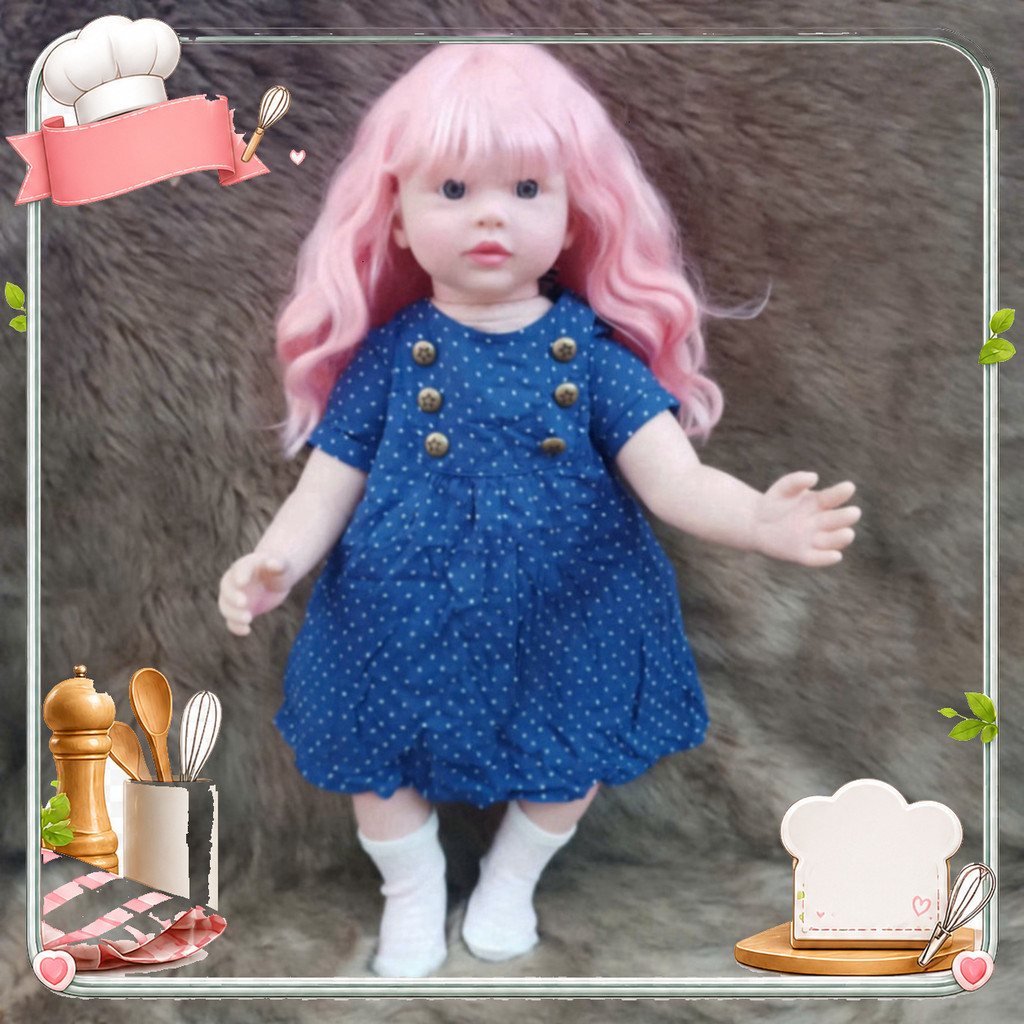 Búp bê reborn NPK Betty thân gòn mềm mại silicon vinyl 60cm/24 inch PVN6995