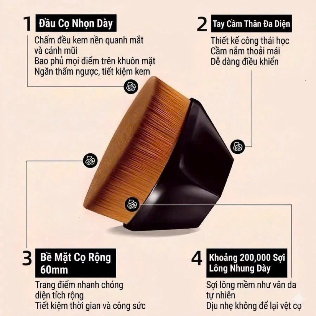 cọ đánh phấn nền IMAGIC hottrend