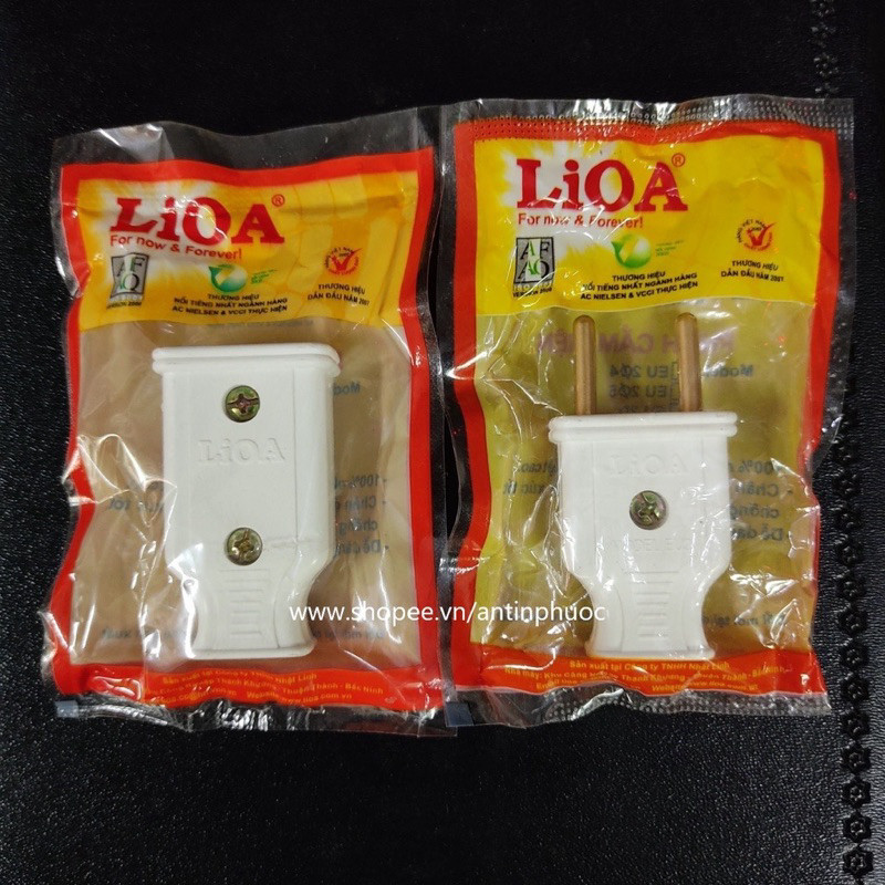 Phích Cắm LIOA Các Size Hàng Chính Hãng Chân Đồng - Hàng Chính Hãng