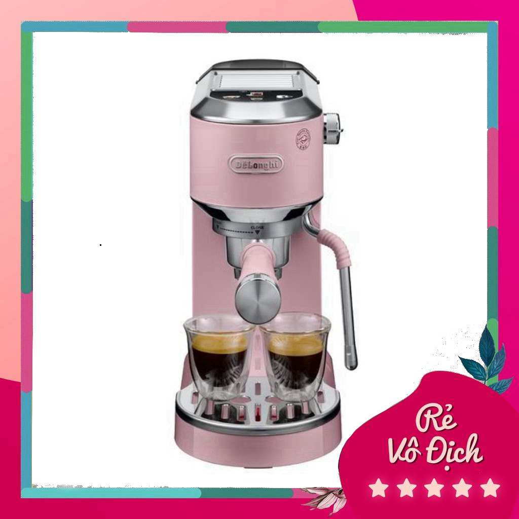 (chính hãng) Máy Pha Cà Phê Espresso DeLonghi Dedica Duo EC890.M – Thiết Kế Ý – Tạo Bọt Sữa Hoàn Hảo