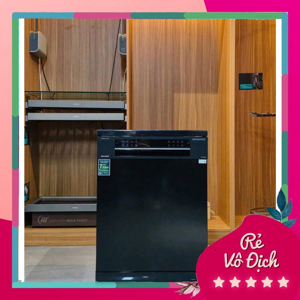 (chính hãng) Máy rửa bát GrandX SMS7GX86B / SMS7GX86G Series 7 - Rửa Sạch Sấy Khô, Tiết Kiệm Điện Nư