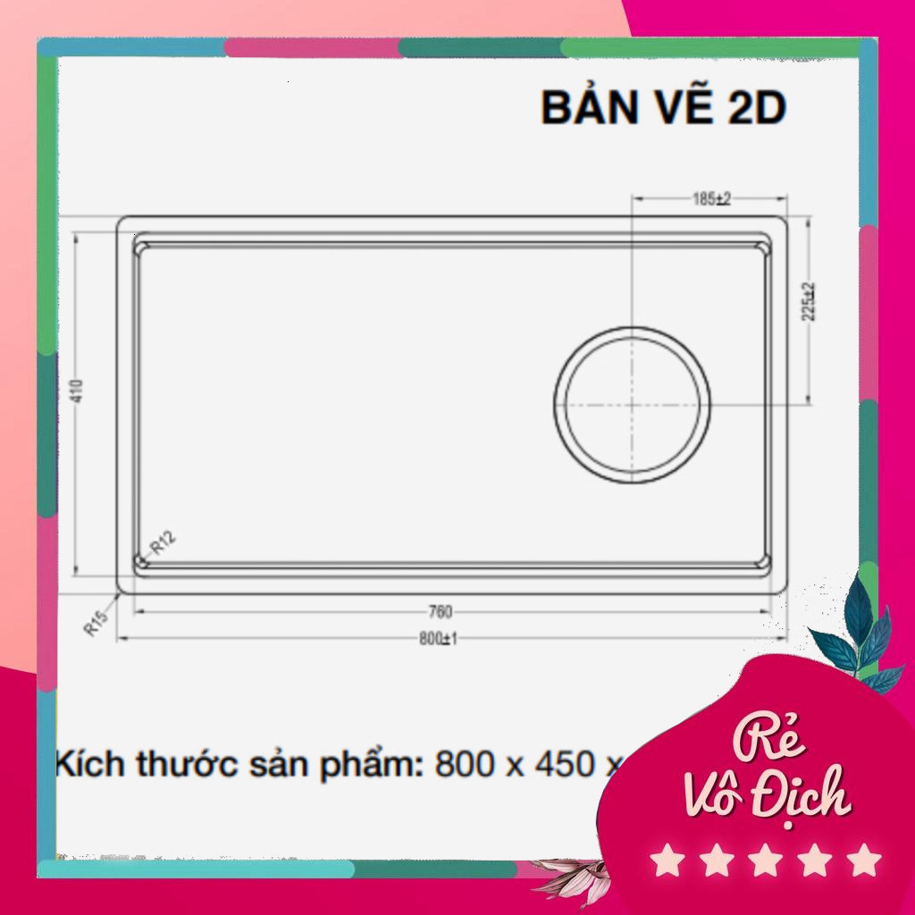 Chậu rửa bát Kluger KY8045FS – S80  TOYA Series