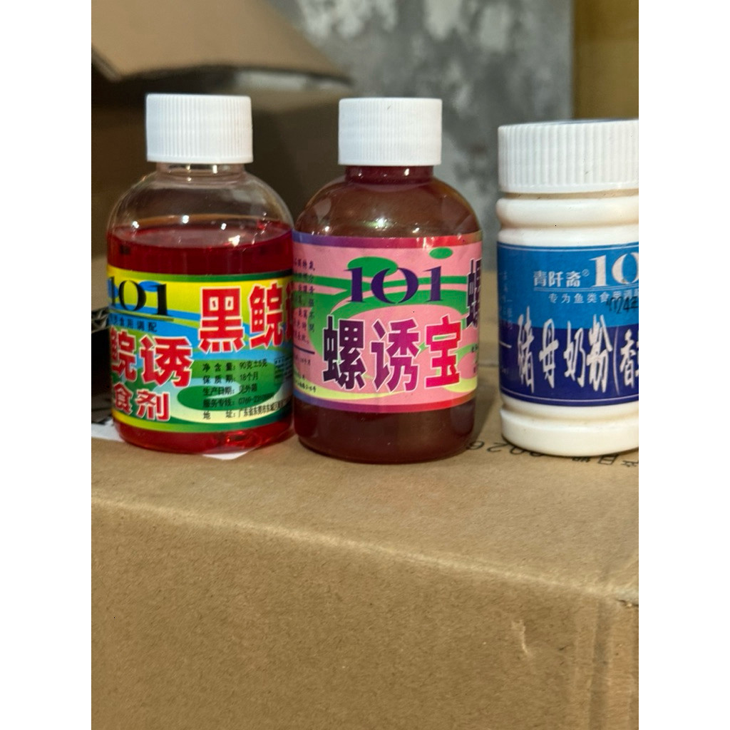 ( MỚI)Hương Liệu 101 Ngâm Ốc Câu Trắm Đen Giúp Ốc Khỏe Nhả Nhớt : Dụ Trắm Đen 101, Ngâm Ốc 101, Sữa 