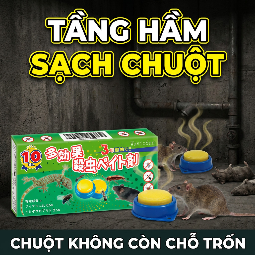 🔥 Bả diệt chuột siêu hiệu quả｜Thuốc diệt chuột tận gốc Diệt nhanh chuột trong nhà
