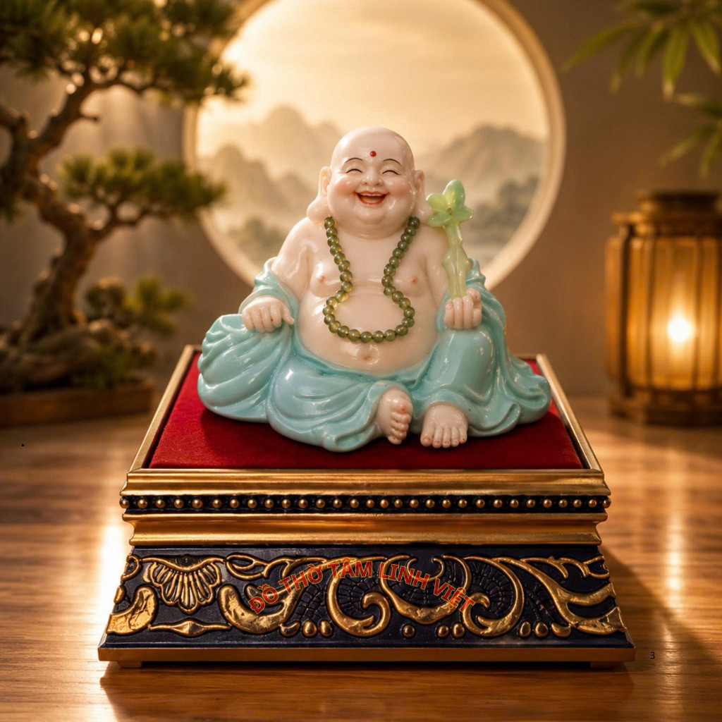 Đế Gỗ Kê Tượng Phật, Đôn Gỗ Vuông , Đế Kê Tượng Quan Âm, Thần Tài, Vật Phẩm Phong Thủy