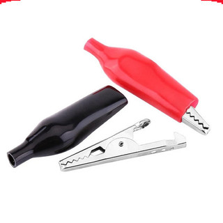 Kẹp Cá Sấu Đỏ Đen 5A 5 Cặp - Dùng Kẹp Thiết Bị, Dẫn Điện Tay Cầm, Bọc Nhựa Cách Điện