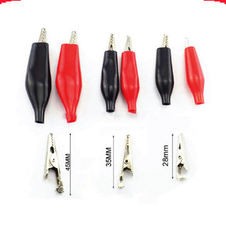 Kẹp Cá Sấu Đỏ Đen 5A 5 Cặp - Dùng Kẹp Thiết Bị, Dẫn Điện Tay Cầm, Bọc Nhựa Cách Điện