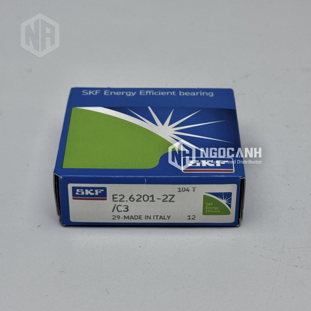 Vòng bi bạc đạn SKF E2.6201-2Z/C3 - Vòng bi cầu E2 tiết kiệm năng lượng SKF - Đại lý uỷ quyền SKF - 