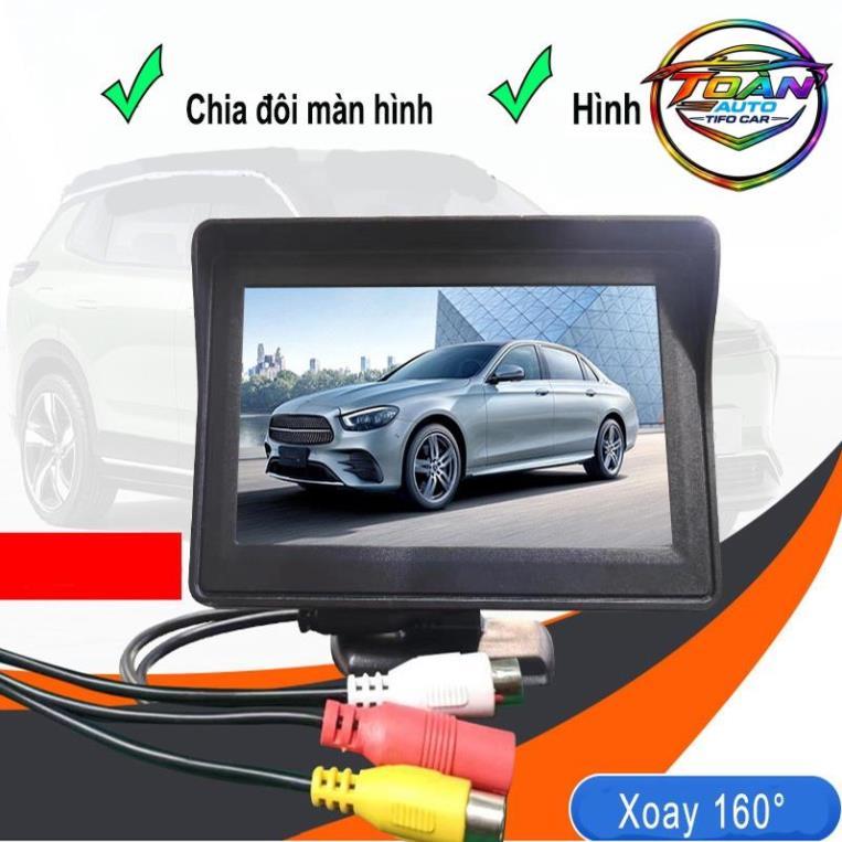 Màn taplo xe tải 4.3 inch xem camera lùi xe -Màn Hình TFT LCD 4.3 Inch PAL/NTSC Cho Xe Hơi