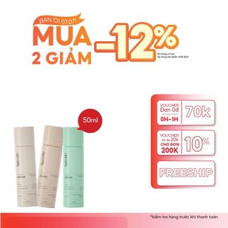 Dầu gội khô hương trà bá tước SPES làm phồng tóc nhanh hút dầu thừa giữ nếp 8h 50ml