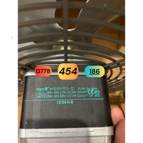 Quạt ebm M4Q045-EF01-52 2300.75a 110/34W