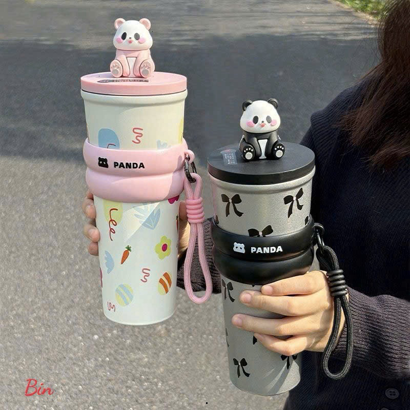 LY GIỮ NHIỆT GẤU PANDA – Cốc Giữ Nhiệt