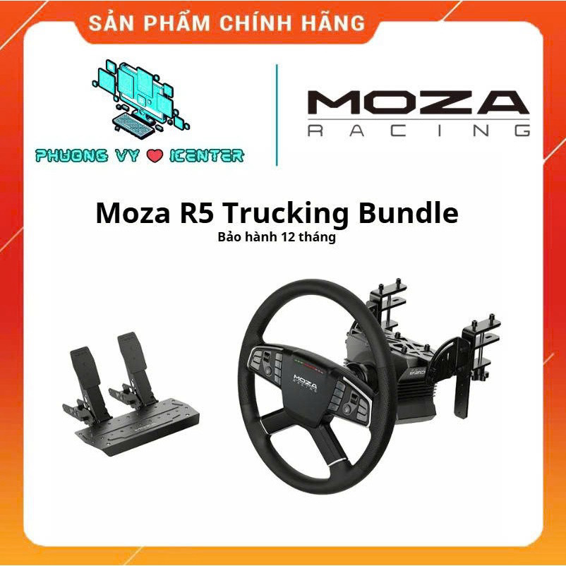LamKaShop | Bộ Vô Lăng MOZA R3 / R5 Bundle / R5 Truck Bundle PC | Chính Hãng | BH 12 Tháng