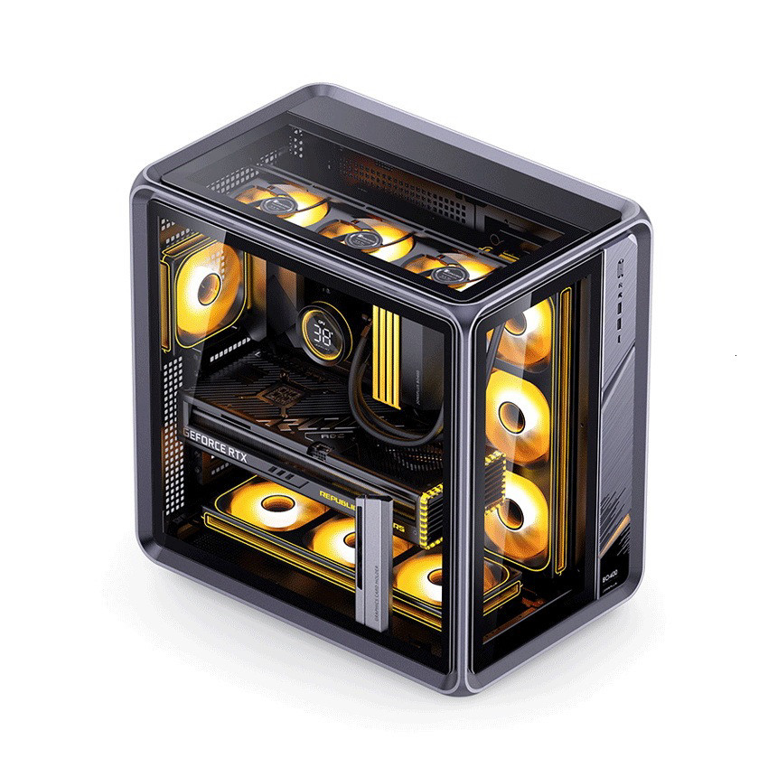 LamKaShop Vỏ Case JONSBO BO400 Black ( ATX, Đen) - Hàng Chính Hãng - Full VAT - Bảo Hành 24 Tháng