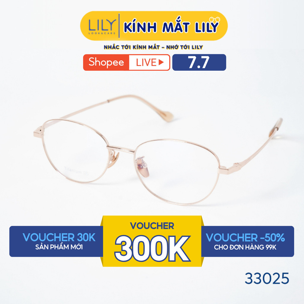 Gọng kính mắt mèo nam nữ LILYEYEWEAR chất liệu IP-Titanium cao cấp, kiểu dáng hiện đại màu sắc thời 