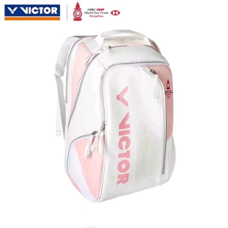 Balo cầu lông Victor BWF World Tour Finals da PU chống nước, đựng laptop tiện dụng