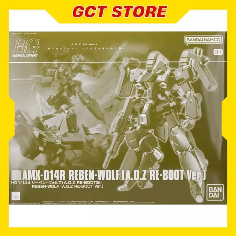 [PRE ÍT NGÀY] Mô Hình Lắp Ráp HG Reben-Wolf AOZ Re-Boot ver.