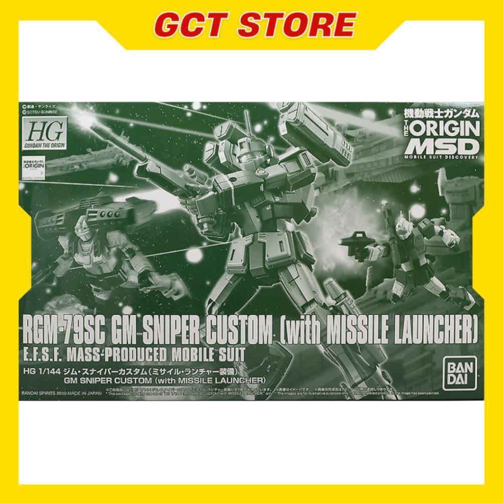 [PRE ÍT NGÀY] Mô Hình Lắp Ráp HG GM Sniper Custom with Missile Launcher