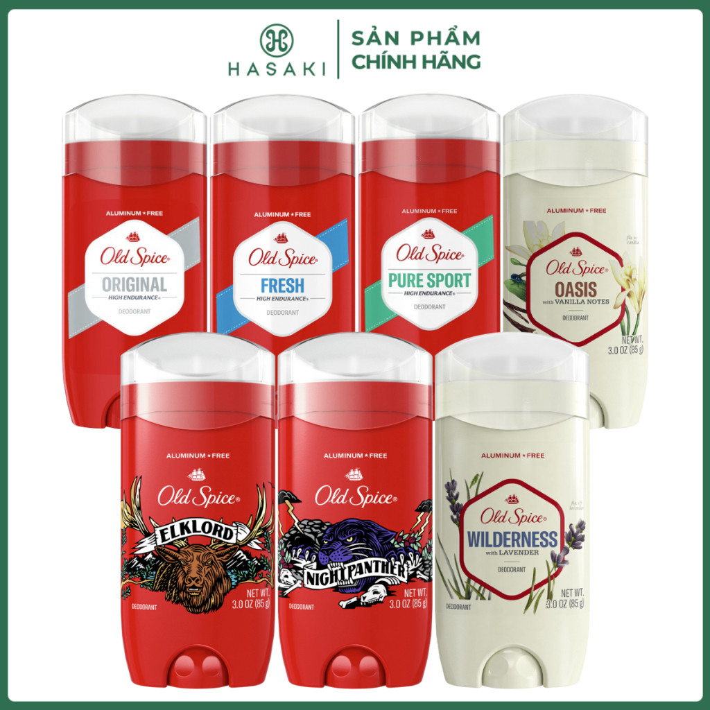 [MEGA 7.7|Add in] Sáp khử mùi Old Spice 85g (Hàng Mỹ Nhập Khẩu Chính Hãng) Hasaki Sản Phẩm Chính Hãn