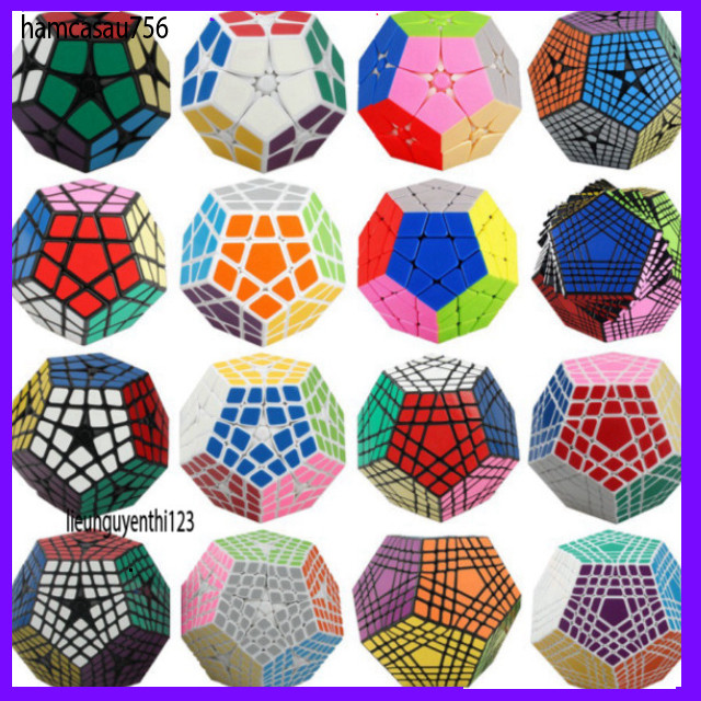 Bộ Rubik Carbon MoYu Meilong 2x2-5x5, Skewb, Square-1, Megaminx, Pyraminx cho bé