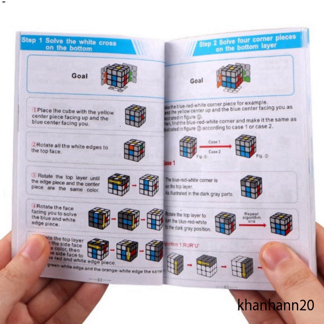 Công thức giải Rubik 2x2-6x6, Megaminx, Pyraminx - Qiyi, Gan, Meilong, biến thể cube đủ loại