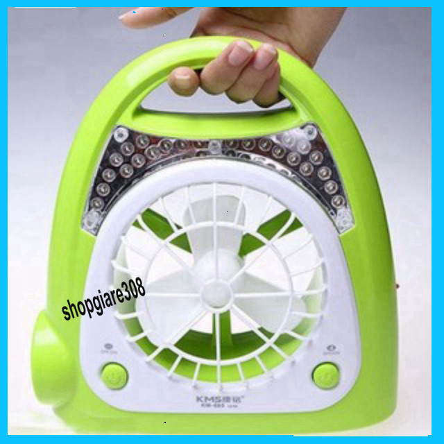 Quạt tích điện 3 in 1 có đèn pin chiếu sáng pin siêu bền chay 8h liên tục
