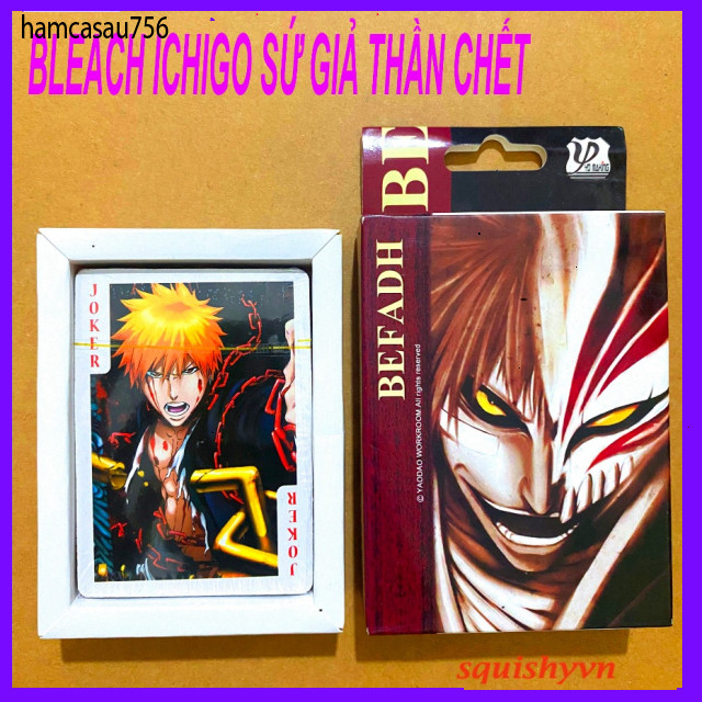 Bộ thẻ bài poker BLEACH Ichigo 54 lá in anime manga, chơi giải trí, sưu tầm boardgame