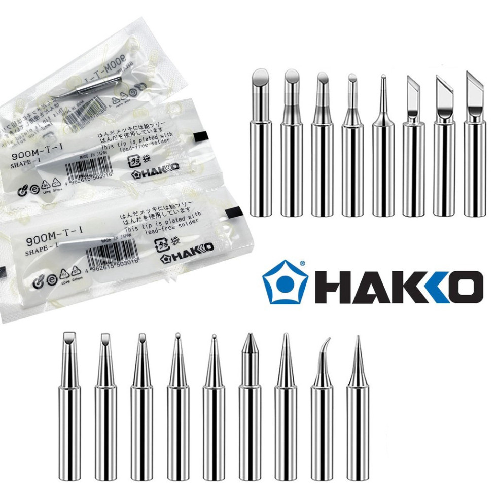 Mũi hàn Hakko 900M-T Nhật Bản cao cấp cho trạm hàn 936/907/908
